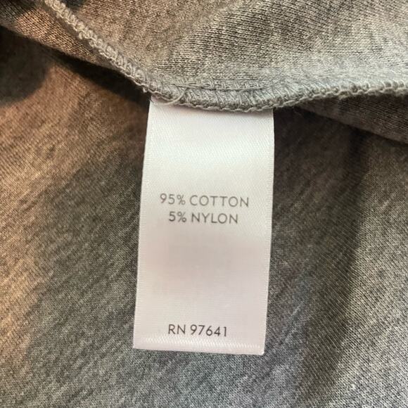 J Jill Size M Gray Blazer Cotton Blend Stretch Long Sleeves 3 Buttons Unlined - Picture 4 of 6